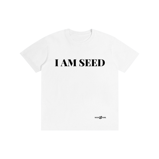 OFFICIAL SEED & SOIL I AM SEED T-SHIRT WHITE